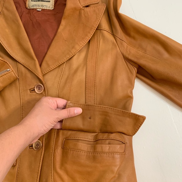 Genuine artisanal italian leather / Camel / 46 - Picture 4 of 9